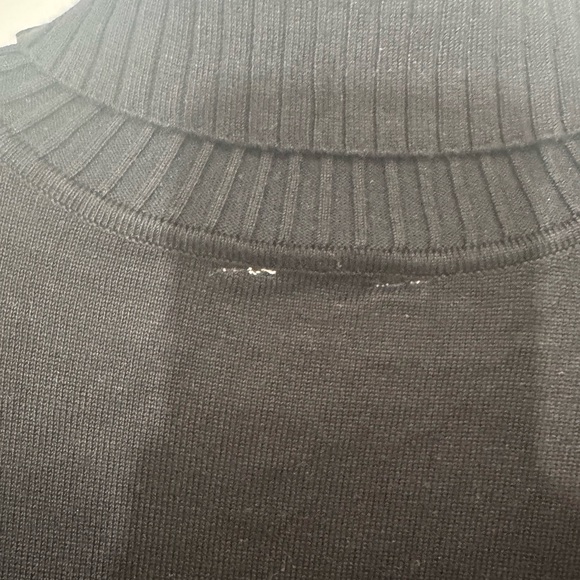 Time and Tru Women's Dark Turtleneck Sweater - Picture 6 of 6